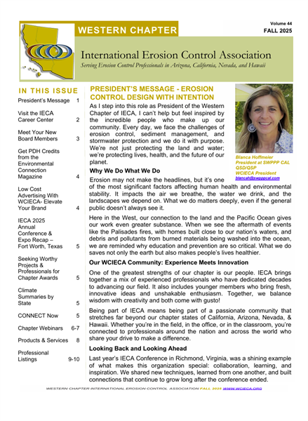 Fall 2025 WC P1 Newsletter